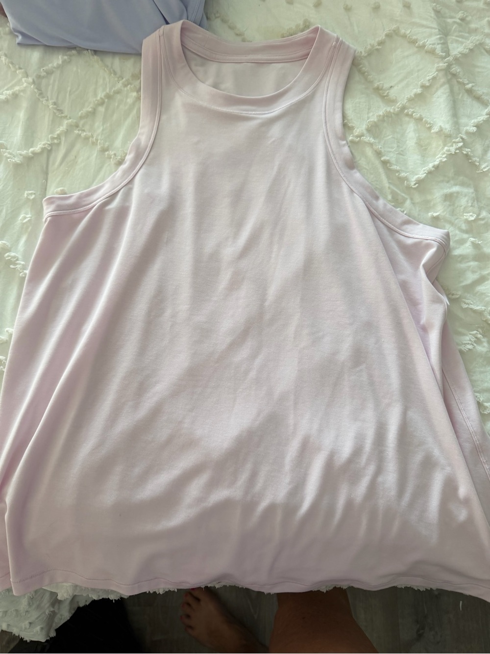 lululemon athletica Pale Pink Racerback Tank